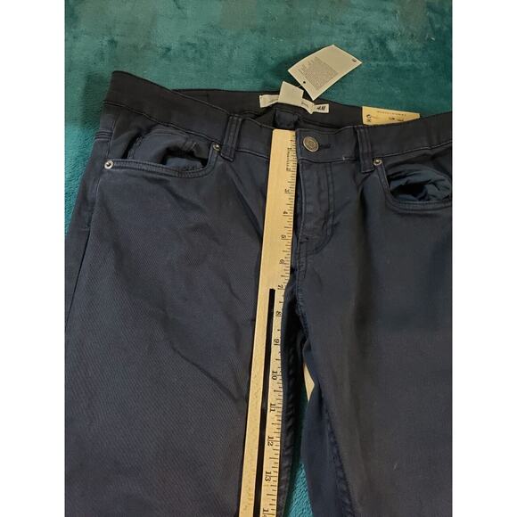 LOGG Jeans Sz 12 Womens Blue Stretch Pants Mid Rise Ladies Slim Straight NWT - Picture 8 of 15